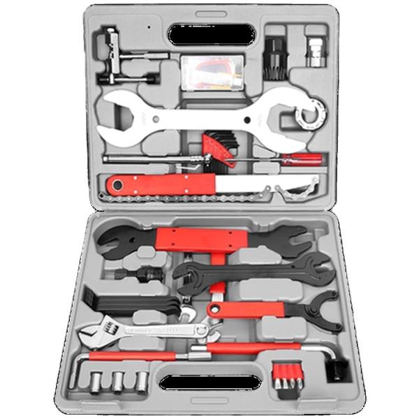 Portable Bike Repair Tool Kit 44pcs for Mountain and Road Bikes Packing Size 34*32.5*28cm