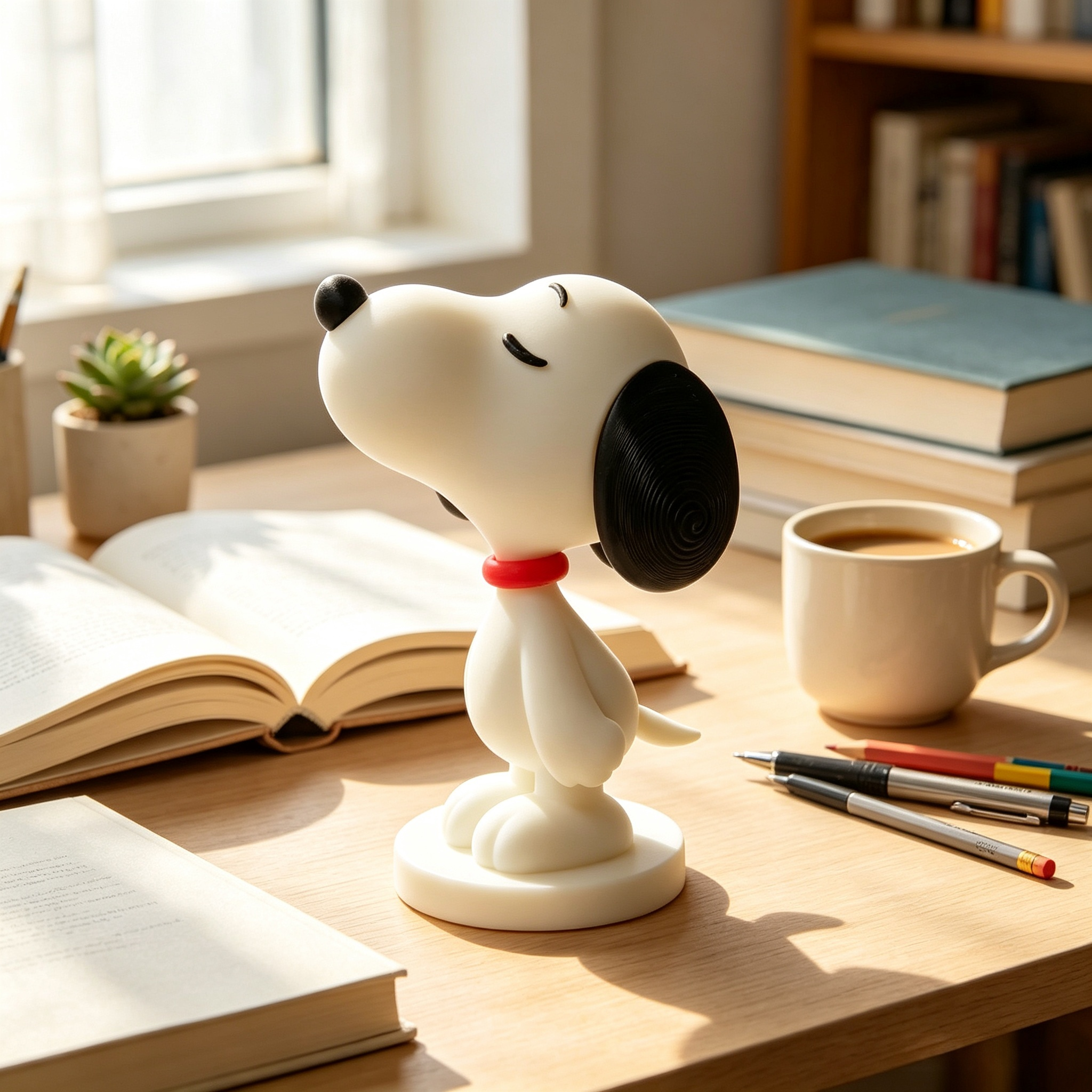 Cute 3D Printed Toys Desktop Matte Glossy Display Snoopy Mini Figure