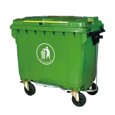 660 Liter Plastic Waste Container Trash Bin Waste Bin Garbage Can