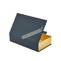Cajas de regalo de papel plegable rígido de forma de libro con hebilla magnética