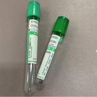 Espécimes verdes descartáveis do plasma do tubo da heparina para a bioquímica clínica