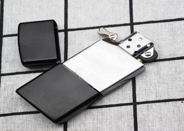 Outdoor Titanium Camping Parts Wind Proof Titanium Kerosene Lighter With Custom Case