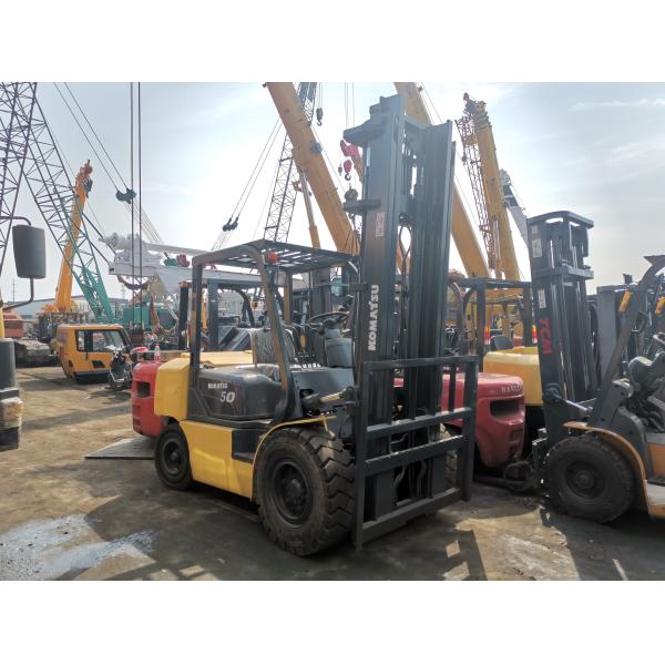 Japão Komatsu 5T FD25 FD30T-16 empilhadeiras a diesel com dimensões globais 2,7*1,2*2,1m