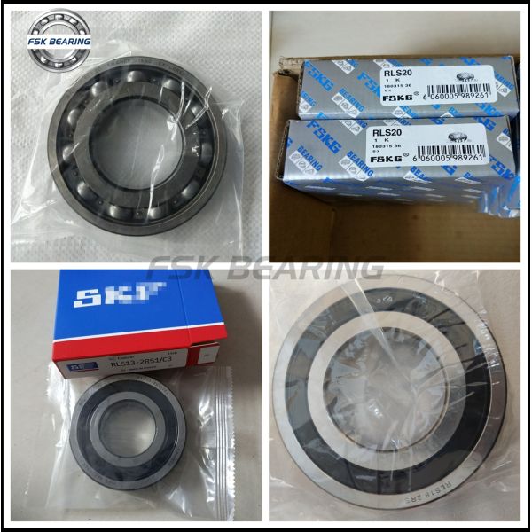Silent RLS4-2RS1 Inched Size Ball BEARING Single Row Shaft ID 12.7mm
