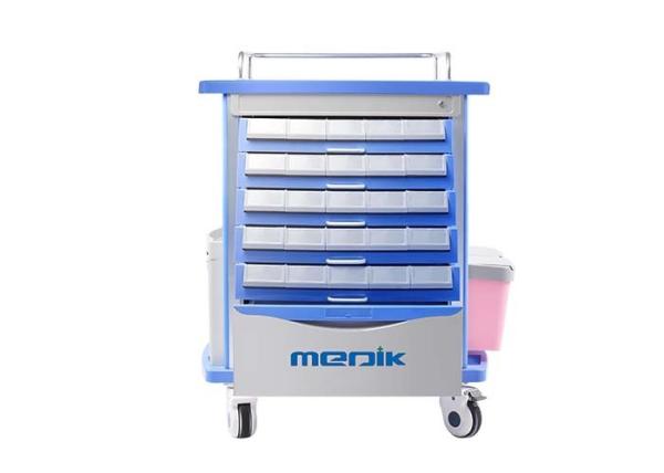 Carro médico removível Multifunction para a medicina distribuidora com o interno dividido