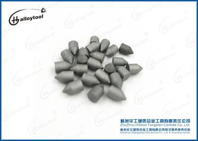 YG6 YG8 K10 K20 Tungsten Carbide Brazed Tool Tips / Carbide Tipped Center