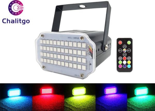 Remote Control Stage Strobe Lights Super Bright 48 RGB Sound Activated Party