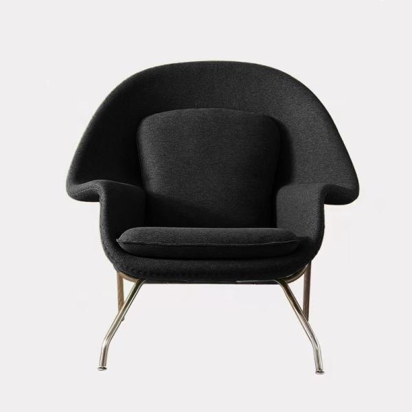 Cozy Haven Cashmere Stylish Fabric Armchair Lounge Luxury Sponge Inside