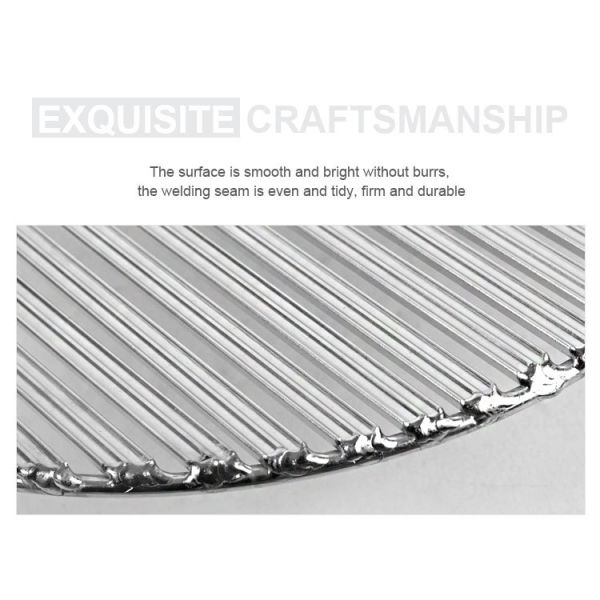 Customized Size Reusable 304 Stainless Steel Barbecue Grill Wire Mesh
