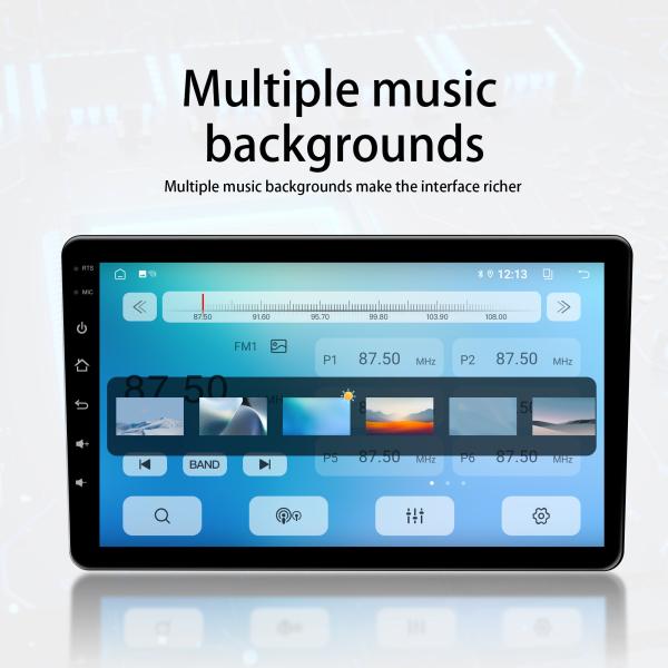 Touchscreen Car DVD GPS 9 / 10 Stereo Car Radio With 4G WIFI 8 Cores CPU