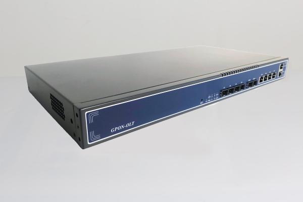 Hioso 4 Ports GPON OLT 4GE RJ45+2 GE/10GE SFP/SFP+ Compatible With Other ONUS