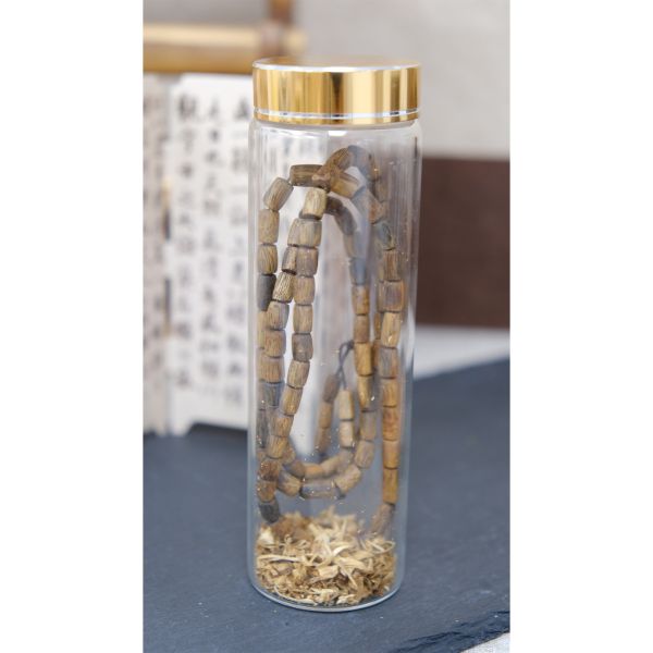 Special Occasions Qinan Agarwood Tube Bead Bracelet
