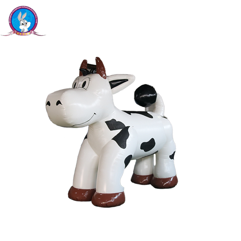 Customized Color Inflatable Cow Model with UV Printing and Repair Kit Included for Outdoor Advertising