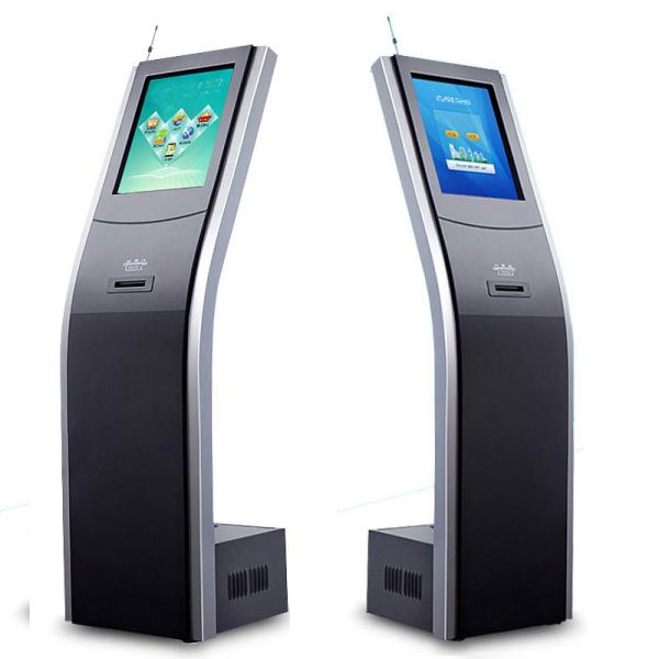 Bank 17 inch WIFI Queue Ticket Dispenser Queue Management System Ticket Machine With Printer