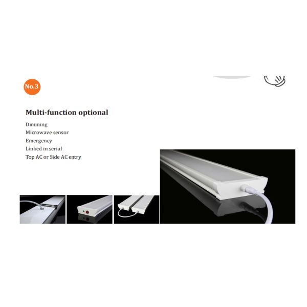 4FT 40W LED Batten Light with 150LM/W High Efficiency for Cold Storage and Industrial Use