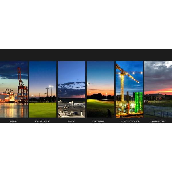 300W Outdoor Basketball Court LED Lighting Rotatable Modular