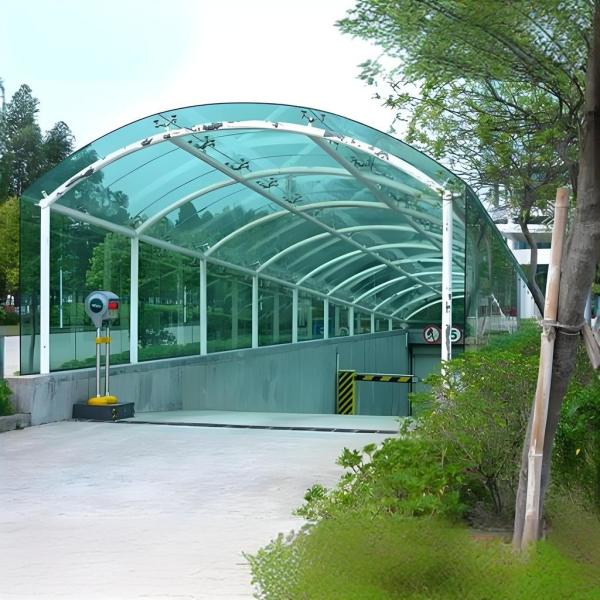 Impact Proof Polycarbonate Solid Sheets For Flexible Building Canopy Awning