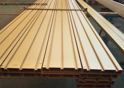Elegant Ti Gold Aluminium Door Profiles / Heavy Sliding Door Outer Frame Extrusions