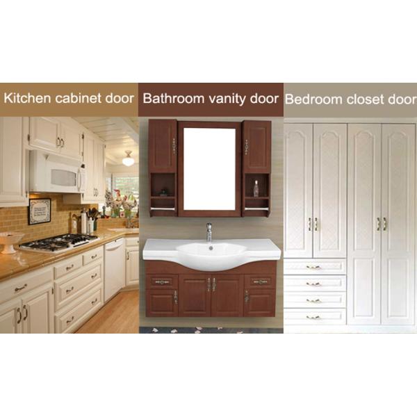 European Style Custom Made Kitchen Cupboard Doors , MDF Cabinet Doors