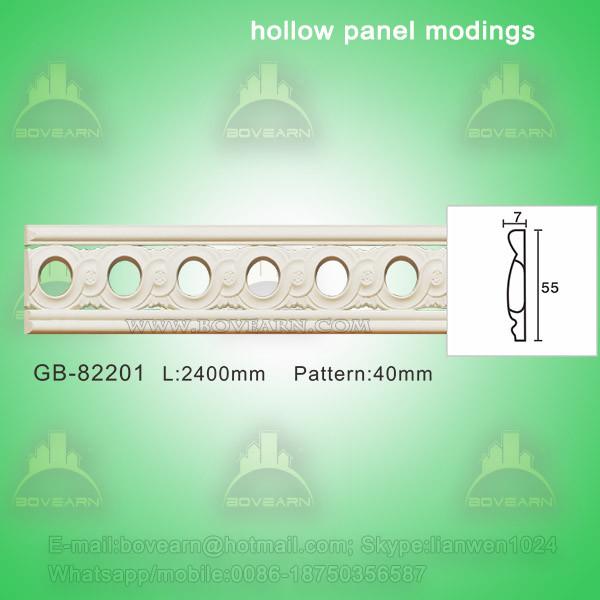 Decorative PU center hollow mouldings/ hall decoration