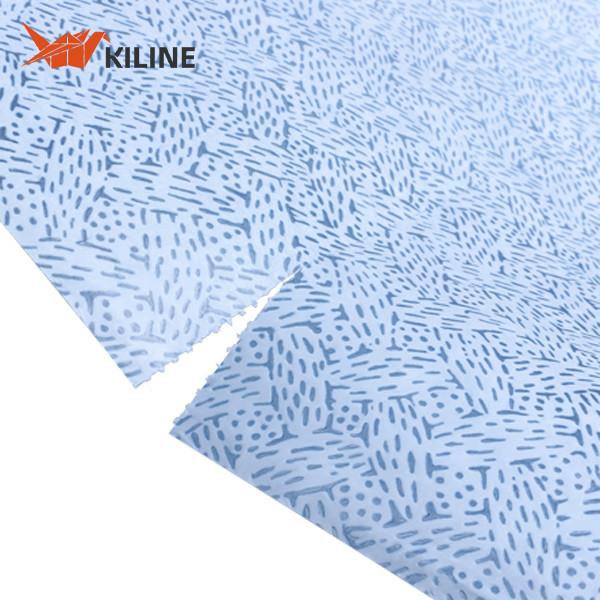 Car Cleaning Lint Free Oil Absorbention 100% PP Blue Color Industrial Cleaning Cloth