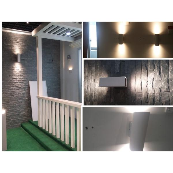 Extrusion Aluminum Molded Indoor Surface Mount 2*3W Up and Down LED Wall Light Warm White