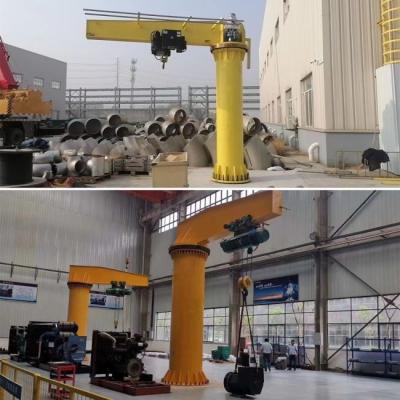 De 5 toneladas de 3 toneladas de 2 toneladas de 1 toneladas de 0.25 toneladas de Pilar Mounted Jib Crane com controlo a distância