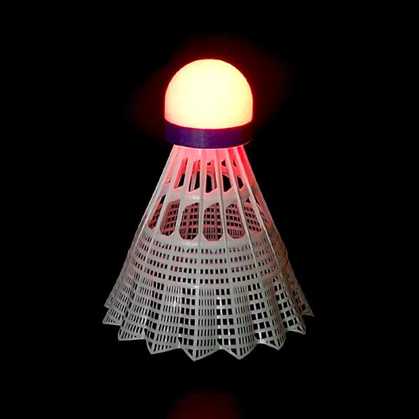 LED Lighted Badminton Birdies Colorful Flashing Glowing Shuttlecock