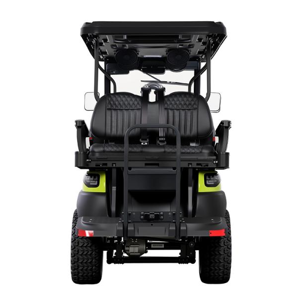Multi Use Lifted 6 Seater Electric Golf Buggy With Rear Flip Seat Color Customizable