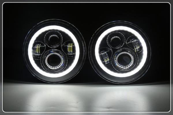 DOT approved 7'' 40W High low beam Jeep wrangler headlight with Daytime running light for Jeep 97-15 Wrangler JK LJ TJ