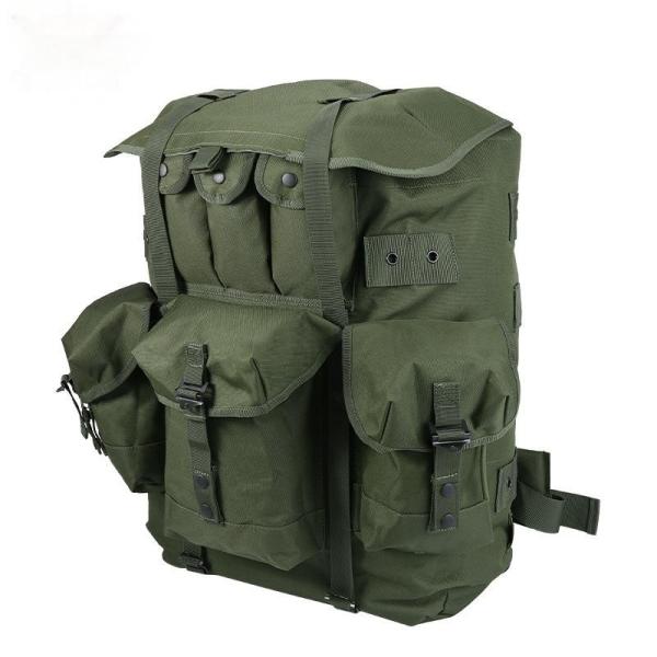 Iron Frame Olive Green Tactical Backpack For Outdoor Camping