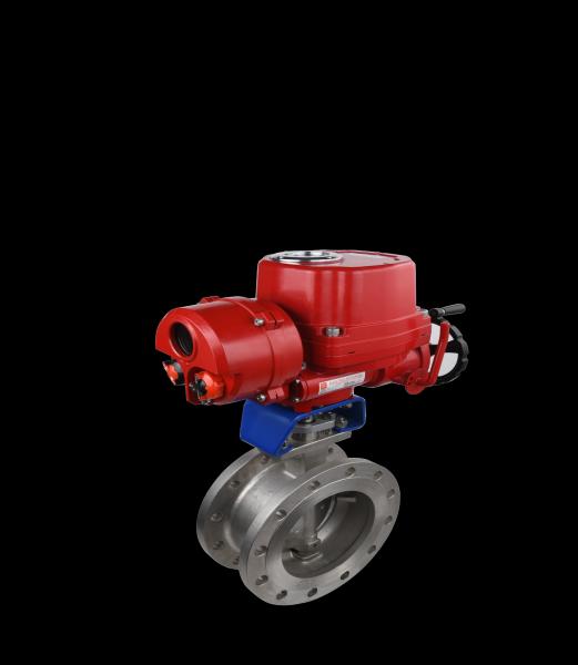 2in15in Explosion-proof Electric PTFE-lined  Butterfly Valve with Hard Sealing Carbon Steel Flange DC24VAC110V220V380V