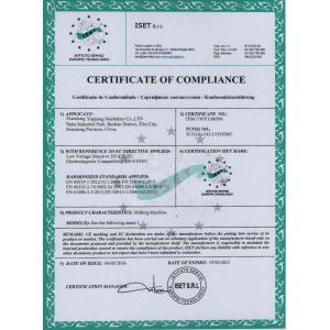Shandong Yuejiang Machinery Co., Ltd Сертификации
