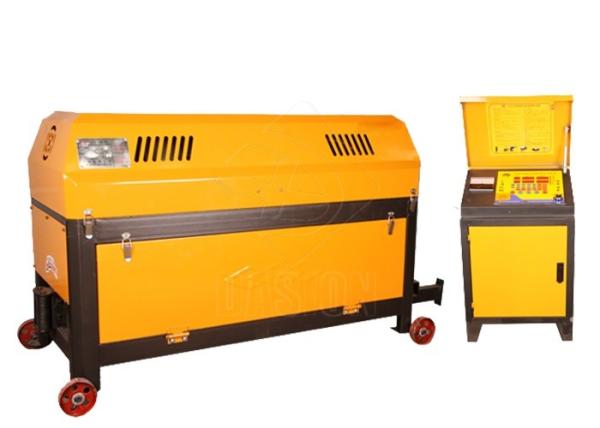Hydraulic Reinforced Rebar Straightening Machine , Auto Multi Wheel Steel Bar Cutter