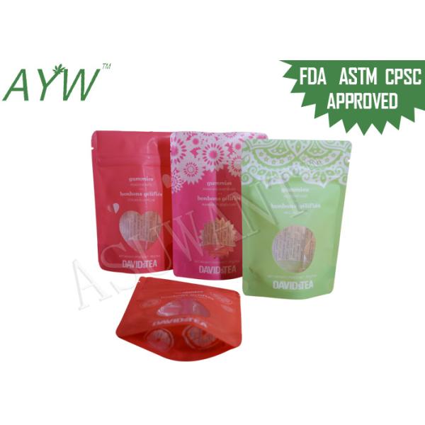 1 / 8оз стоят вверх плата двойного следа сумок упаковки еды для высушенного чая цветка