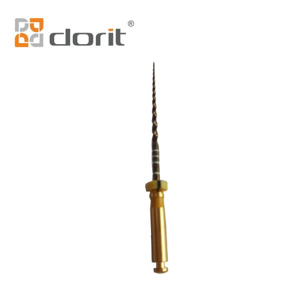 Файлы канала желтого корня ODM 25mm OEM Эндо надеются золотое F1