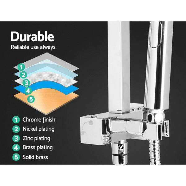 Modern Design Style and Chrome Finish Lizhen Hwa-Vic Durable In-Wall Shower Faucet Set
