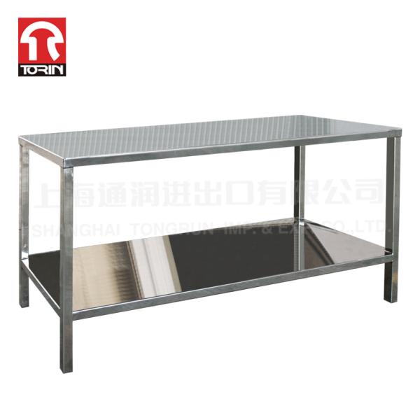 Torin DZ27 Double Stainless Steel Trolley Portable Dining Car Handcar  Tindustrial Rolling Cart