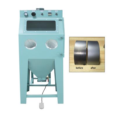 Automatic Vertical Sandblast Cabinet Industrial Sandblasting Machine