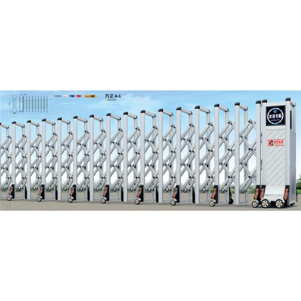 Porte résidentielle automatique de porte pliante escamotable électrique en aluminium