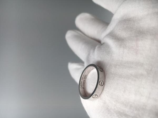 Classic 18K White Gold  Jewelry Love Wedding Band Ring Without Diamond