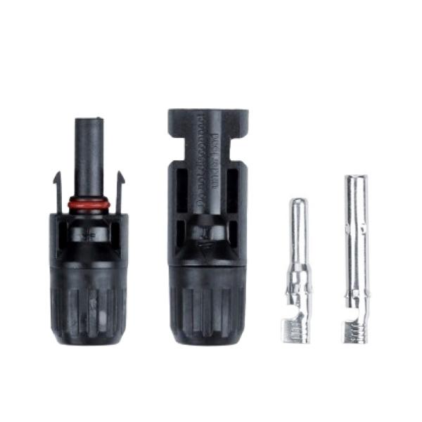 Conectores elétricos de painel solar de IEC62852 1500V, conectores 10mm2 solares impermeáveis