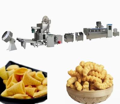 Stanless Steel 304 Automatic corn puffs machine with 100-150kg per hour