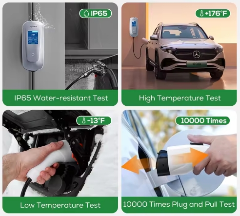 Portable EV Car Charger Designed for Easy Installation and Upgrade of EV Charging Infrastructure with Smart Connectivity