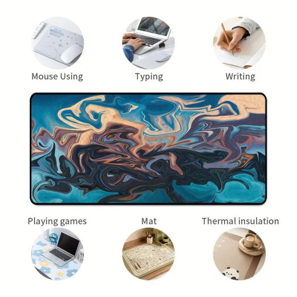 2024 XYDAN Sublimation Mouse Pad Office Accessory with Abstract Strata Pattern