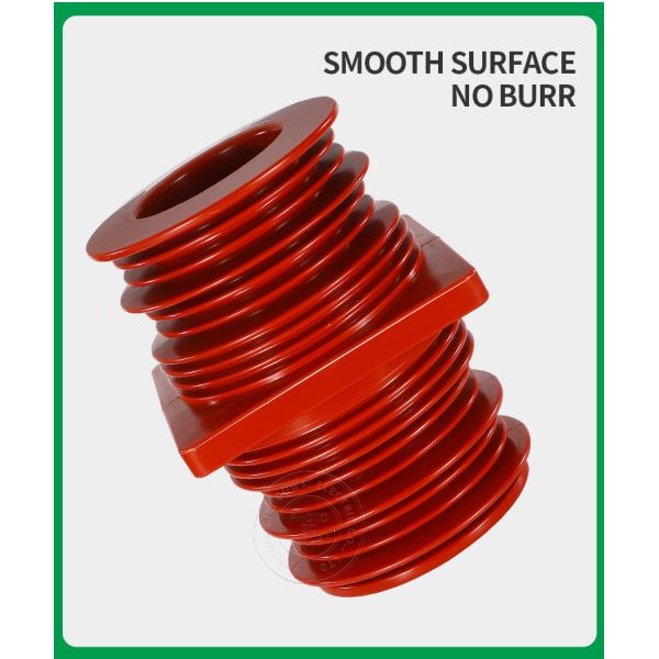 DUWAI 40.5KV TG3-35Q 395X2Indoor Post Insulator Standoff Epoxy Resin APG Technology Insulator For Distribution Cabinet  Epoxy Resin Insulator for High Voltage Cabinet Contact Box for Indoor Switch