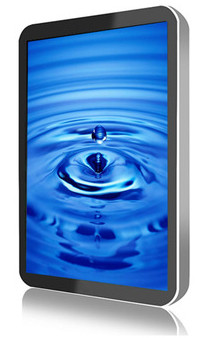 Signage цифрового дисплея LCD сети 19 дюймов вертикальный с полиэкраном/закрепля