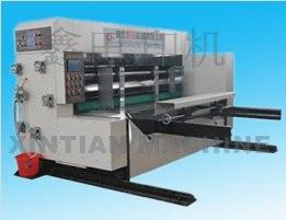 Corrugated Carton Folding And Gluing Machine , Automatic Folder Gluer 7.2mm Thickness