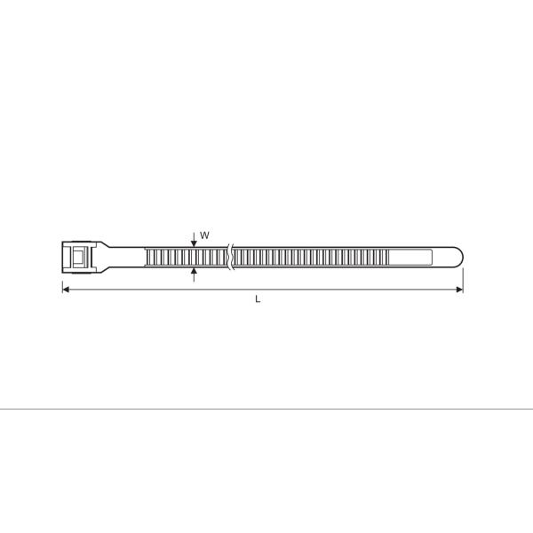 Nylon In-Line Cable Ties