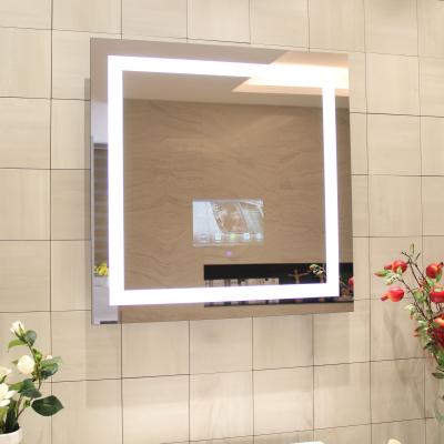 Cuidado de Beleza Pessoal Espelho Smart LED retroiluminado com TV e Bluetooth